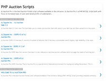 Tablet Screenshot of ajauctionscript.blogspot.com