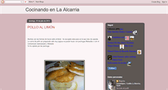 Desktop Screenshot of cocinandoenlaalcarria.blogspot.com