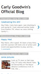 Mobile Screenshot of carlygoodwinsofficialblog.blogspot.com