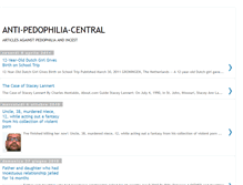 Tablet Screenshot of anti-pedophilia-central.blogspot.com