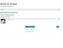 Tablet Screenshot of emmaetarnaud.blogspot.com
