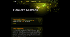 Desktop Screenshot of hamletsmistress.blogspot.com