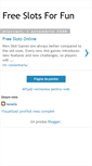 Mobile Screenshot of freeslotsforfun.blogspot.com