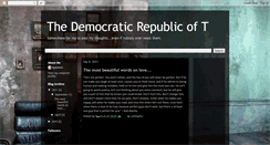 Desktop Screenshot of democraticrepublicoft.blogspot.com