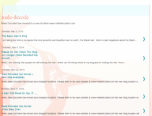 Tablet Screenshot of male-decoded.blogspot.com