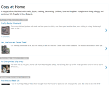 Tablet Screenshot of cosyathome.blogspot.com