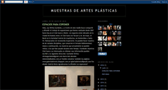 Desktop Screenshot of muestrasplasticas.blogspot.com