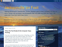 Tablet Screenshot of jacksonvilleonfoot.blogspot.com