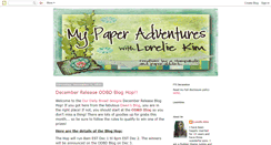 Desktop Screenshot of mypaperadventures.blogspot.com