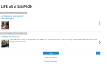 Tablet Screenshot of lifeasasampson.blogspot.com