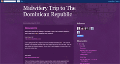 Desktop Screenshot of midwiferytriptothedominicanrepublic.blogspot.com