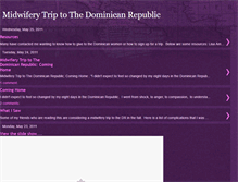 Tablet Screenshot of midwiferytriptothedominicanrepublic.blogspot.com