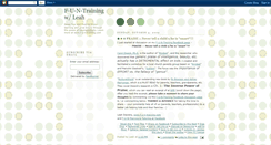 Desktop Screenshot of f-u-n-training.blogspot.com