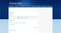 Desktop Screenshot of germanyradio.blogspot.com