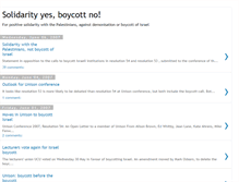 Tablet Screenshot of links-not-boycott.blogspot.com