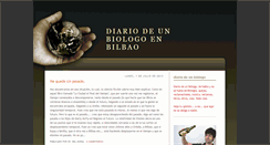 Desktop Screenshot of diariodeunbiologo.blogspot.com