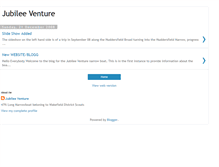 Tablet Screenshot of jubileeventure.blogspot.com