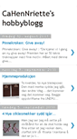 Mobile Screenshot of cahennriette.blogspot.com
