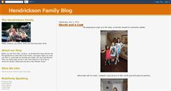 Desktop Screenshot of hendricksonfamilyblog.blogspot.com