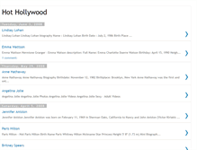 Tablet Screenshot of hot-hollywood-page.blogspot.com