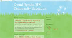 Desktop Screenshot of grandrapidscommunityeducation.blogspot.com