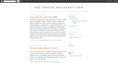 Desktop Screenshot of cynicalengineer.blogspot.com