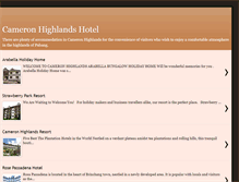 Tablet Screenshot of cameronhighlandshotelpahang.blogspot.com