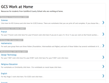 Tablet Screenshot of gcsworkathome.blogspot.com