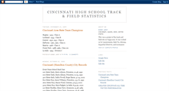 Desktop Screenshot of cincinnatitrackrankings.blogspot.com