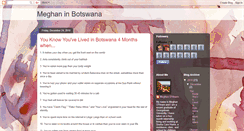 Desktop Screenshot of meghaninbotswana.blogspot.com