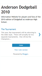 Mobile Screenshot of andersondodgeball.blogspot.com