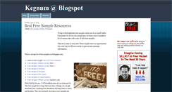 Desktop Screenshot of kegnum.blogspot.com