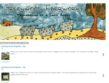 Tablet Screenshot of greenwoodfiberworks.blogspot.com