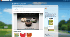Desktop Screenshot of everydayorigami.blogspot.com