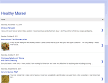Tablet Screenshot of healthymorsel.blogspot.com