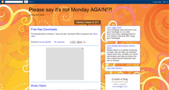 Desktop Screenshot of mondayagainpam.blogspot.com