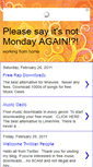 Mobile Screenshot of mondayagainpam.blogspot.com