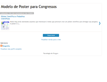 Tablet Screenshot of modelodeposterparacongressos.blogspot.com