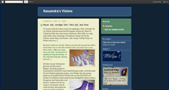 Desktop Screenshot of kassandrasvisions.blogspot.com