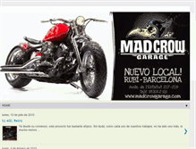 Tablet Screenshot of madcrowgarage.blogspot.com