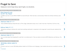 Tablet Screenshot of frugaltosave.blogspot.com