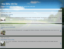Tablet Screenshot of imthebikewriter.blogspot.com