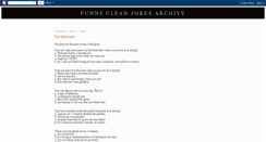 Desktop Screenshot of funny-clean-jokes.blogspot.com