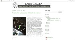 Desktop Screenshot of laineandalex.blogspot.com