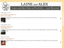 Tablet Screenshot of laineandalex.blogspot.com