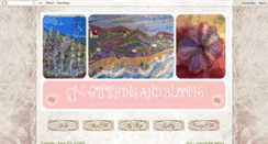Desktop Screenshot of cjstitchingandblooms.blogspot.com