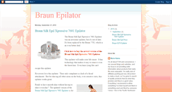 Desktop Screenshot of braun-epilator.blogspot.com