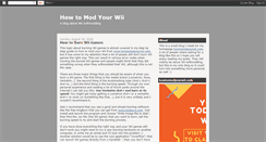 Desktop Screenshot of howtomodyourwii.blogspot.com