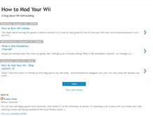 Tablet Screenshot of howtomodyourwii.blogspot.com