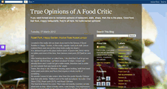 Desktop Screenshot of darthko-foodcritic.blogspot.com